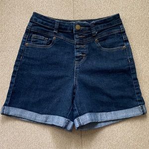 ModCloth Denim Cuffed Shorts